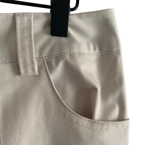 Adidas women's sz 6 climalite golf pants prodry plus ecru color New - Picture 7 of 9